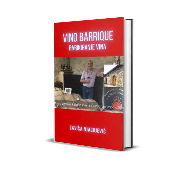 Korica e-knjige „Vino barrique: barikiranje vina“