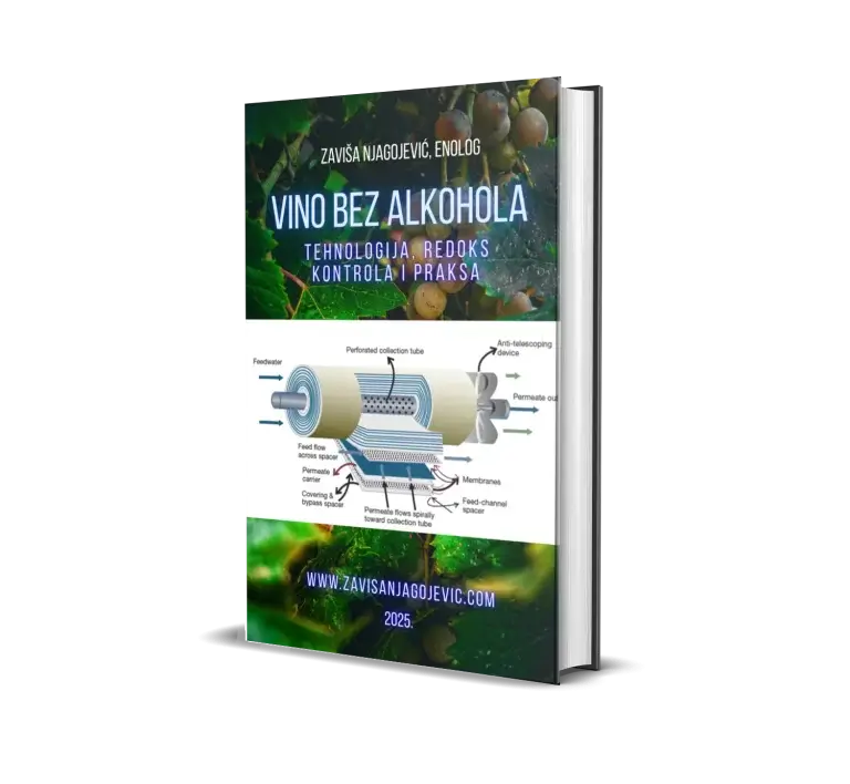 Korica e-knjige „Vino bez alkohola“