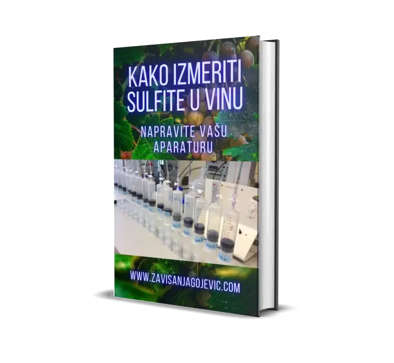 Korica e-knjige „Kako izmeriti sulfite u vinu“