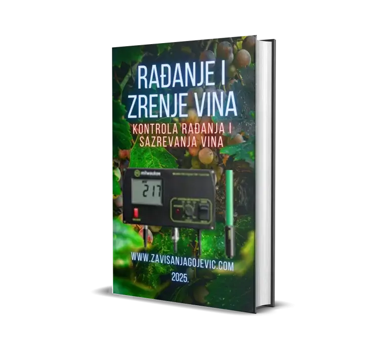 Korica e-knjige „Rađanje i zrenje vina“