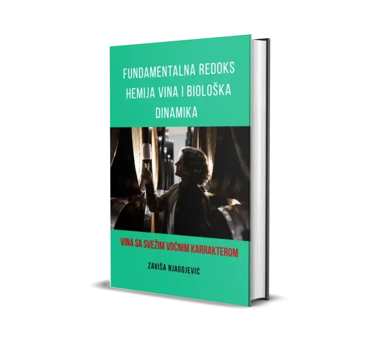 Korica e-knjige „Fundamentalna redoks hemija vina i biološka dinamika“